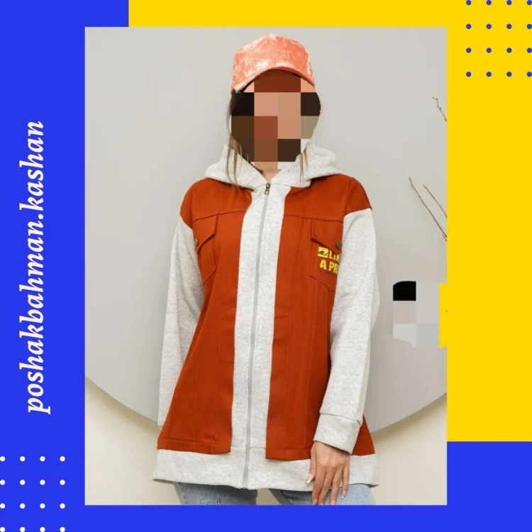 کاپشن زنانه دخترانه ترکیبی جنس کتان پنبه اعلا و دورس باکیفیت زیپ خور جلو دو جیب جلو و پشت چاپ با تنخور بسیار حرفه ای