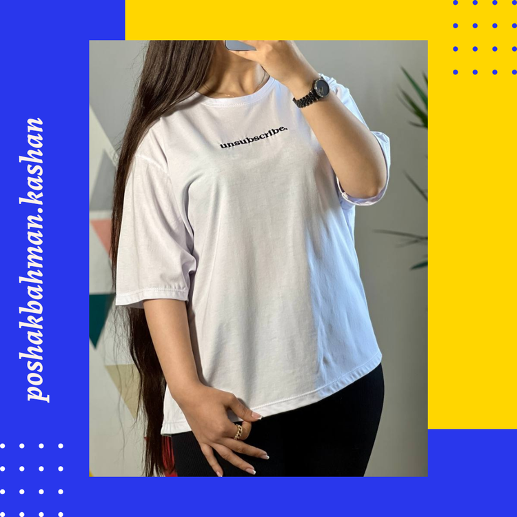 تیشرت باکسی زنانه دخترانه جنس سوپر نخ پنبه با رنگ بندی جذاب و تنخور شیک و راحت