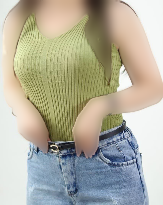 تاپ زنانه دخترانه یقه هفت جنس بافت لاکرادار (کشی) با کیفیت و تنخور بسیار شیک