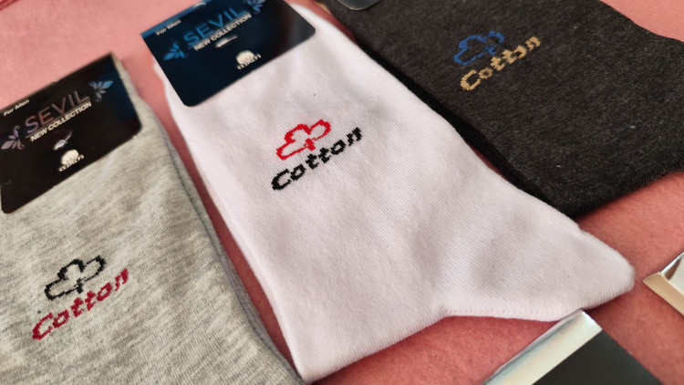 جوراب ساقدار پسرانه مردانه Cotton با پاخور ساده و شیک